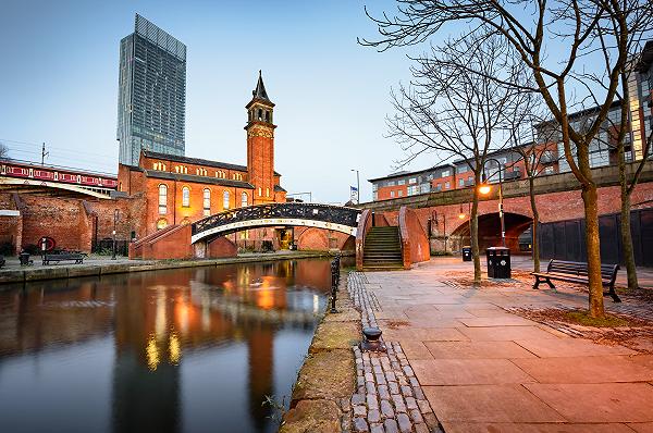 Bridgewater canal in Manchester